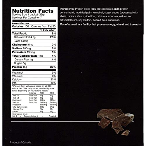 ProtiWise - By Doctors Weight Loss High Protein 15g Soy Snacks | Chocolate | 7/Box ProtiWise - By Doctors Weight Loss buy supplements canada