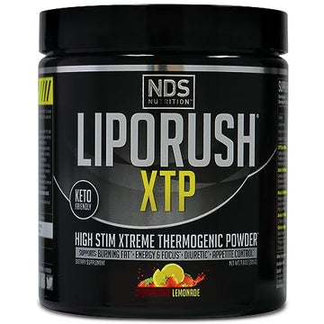 LIPORUSH NDS Nutrition XTP Thermogenic Fat Burner with L-Carnitine - Energy, Focus LIPORUSH buy supplements canada