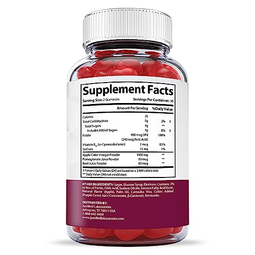 Justified Laboratories ProFast Keto ACV Gummies 1000MG Pro Fast Vegan Non GMO Justified Laboratories buy supplements canada