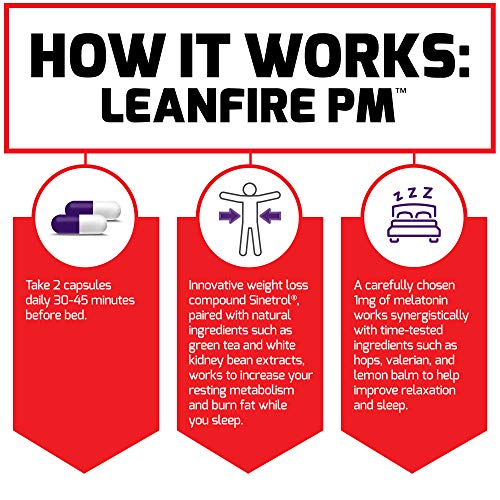 Force Factor LeanFire PM Weight Loss Pills for Women & Men, Fat Burner & Overnight Force Factor buy supplements canada