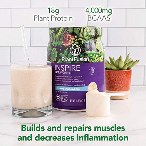 PlantFusion Inspire Plant Protein Powder for Women - Low Carb Protein Powder for Lean PlantFusion buy supplements canada