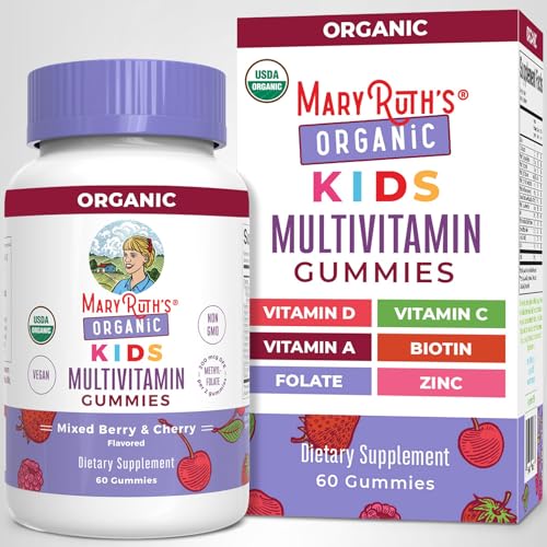 MARYRUTH'S Kids Vitamins | Multi | 1 Month Supply | Multivitamin Gummies for Ages 4+ | Multivitamin for Kids | Vegan | Only 2 Gummies a Day | 60 Count MARYRUTH'S buy supplements canada
