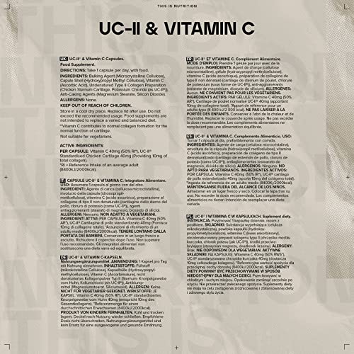Bulk UC II Collagen Capsules, 40 mg, Pack of 60, Packaging May Vary Bulk buy supplements canada