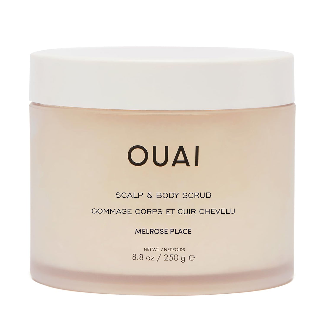 OUAI Scalp & Body Scrub, Melrose Place - Exfoliating Body Scrub with Sugar & Coconut Oil Blend for Smooth, Moisturized Skin - Gentle Scalp Exfoliator for Removing Product Build Up (8.8 Oz) OUAI buy supplements canada