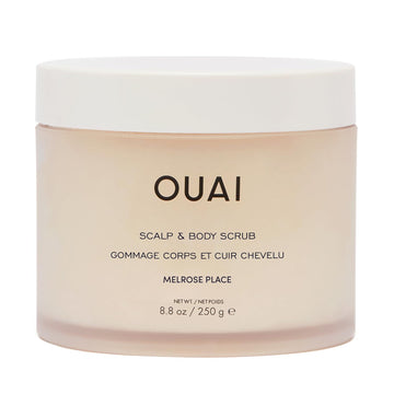 OUAI Scalp & Body Scrub, Melrose Place - Exfoliating Body Scrub with Sugar & Coconut Oil Blend for Smooth, Moisturized Skin - Gentle Scalp Exfoliator for Removing Product Build Up (8.8 Oz) OUAI buy supplements canada