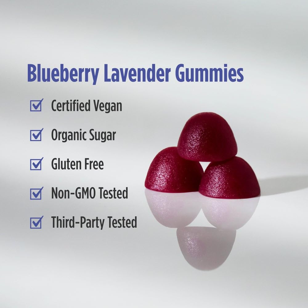 Nordic Naturals Magnesium Gummies for Adults, Blueberry Lavender Flavor - 60 Gummies - Vegan Magnesium Supplement for Mind, Mood, and Cardiovascular Support - Non-GMO - 20 Servings Nordic Naturals buy supplements canada