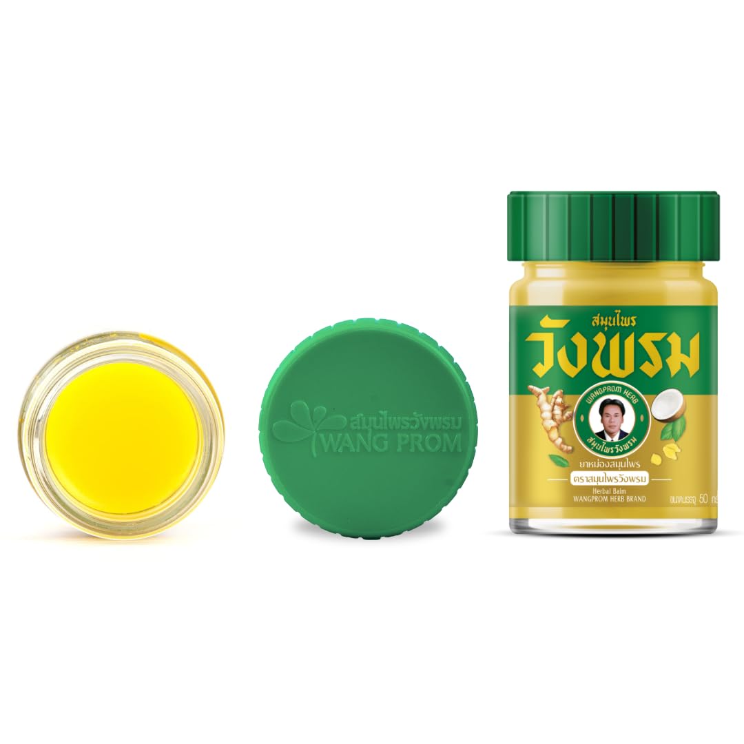 Wang Prom Herbal Balm 50g (Pack of 3) (Gold) WANG PROM buy supplements canada