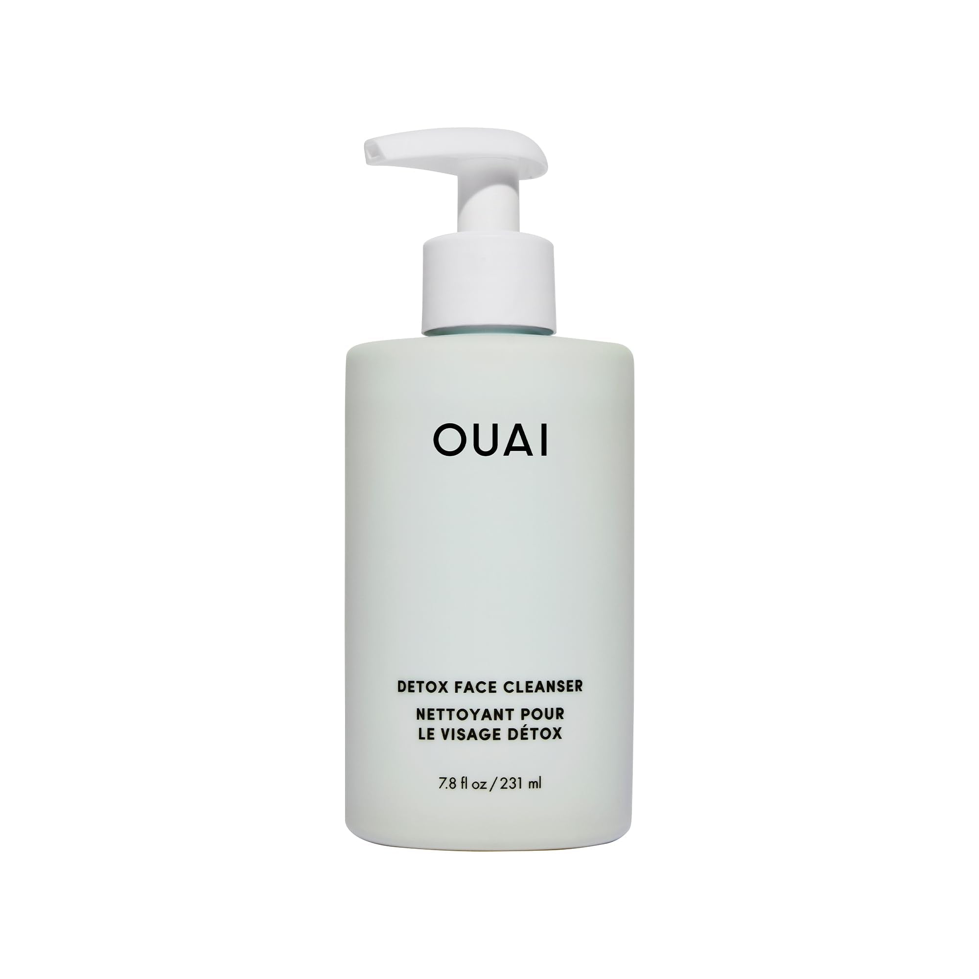OUAI Detox Facial Cleanser - Deep Cleansing Face Wash with Glycolic Acid, Niacinamide & PHA - Removes Sweat, Dirt & Oil Without Drying - Gentle Face Cleanser for Post-Workout (7.8 Fl Oz) OUAI buy supplements canada