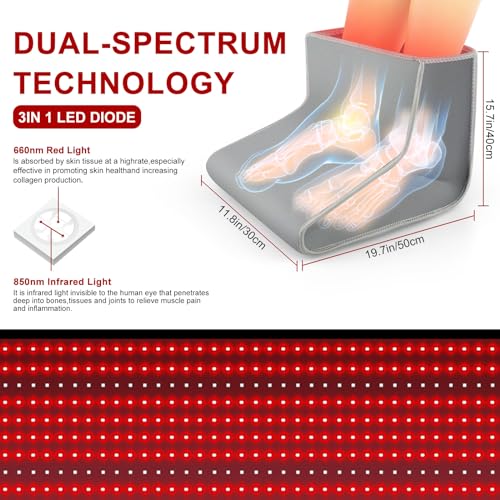 Red Light Therapy for Foot - Red Light Therapy Wrap, Near Infrared Red Light Therapy Device icerattletra buy supplements canada