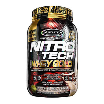 Whey Protein Powder - MuscleTech Nitro-Tech Whey Gold Protein Powder MuscleTech buy supplements canada