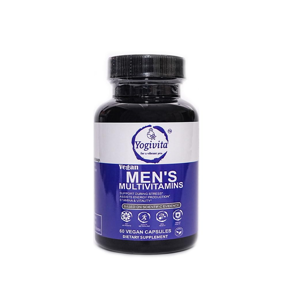 Yogivita Men’s Multivitamin – Complete Wellness, Energy & Immunity Support – Vegan, Gluten-Free, 60 Capsules Yogivita buy supplements canada