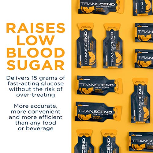 Transcend Glucose Gel Packs - Orange, 60 Pack (1.1oz Each) - FSA/HSA Transcend buy supplements canada