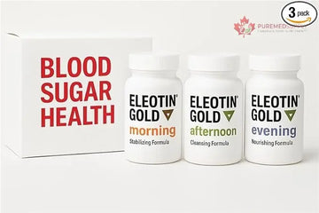 Eleotin Gold Capsules Value Pack Set for Balanced Metabolic Health | Healthy Circulation | Premium Herbal Ingredients | 3 Bottles of Different Formula | 60 Capsules Each Eleotin buy supplements canada