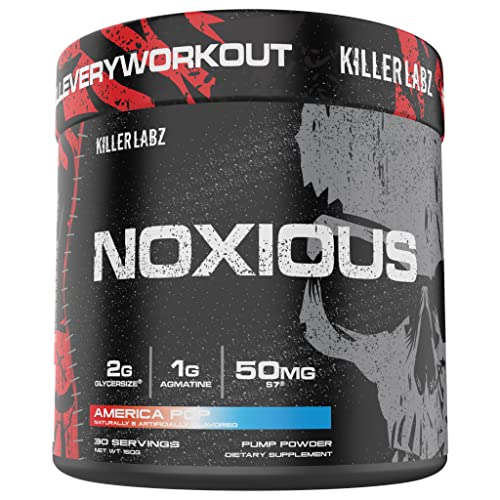 Noxious Extreme Nitric Oxide Booster Pump Pre-Workout Powder | Endurance and Muscle KILLER LABZ buy supplements canada