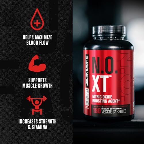 Jacked Factory N.O. XT Nitric Oxide Supplement with Nitrosigine L Arginine, L Citrulline Jacked Factory buy supplements canada