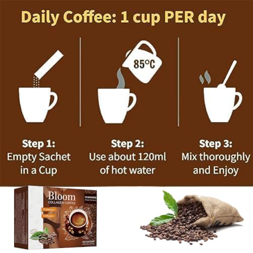Bloom Collagen Coffee, Collagen Coffee from Japan, Bloom Coffee Collagen HOPASRISEE buy supplements canada