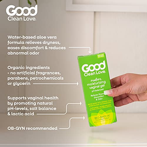 Good Clean Love Restore Moisturizing Vaginal Gel, pH-Balanced, Water-Based with Aloe Vera & Lactic Acid Good Clean Love buy supplements canada