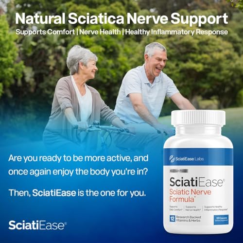 SciatiEase Sciatic Nerve Health Support - Sciatic Nerve Supplement with Pea, Vitamin B SciatiEase buy supplements canada