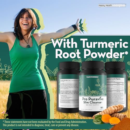 Pro Puravive Slim Cleanse - 90 Day Supply - Our Best Gentle Full Body Detox Cleanse Happy Health Marketplace buy supplements canada