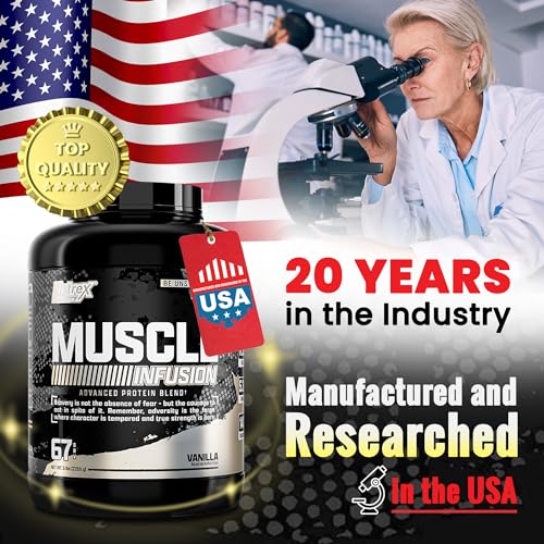 Nutrex Research Whey Protein Powder, Vanilla Muscle Infusion Whey Isolate w/EAA Nutrex Research buy supplements canada