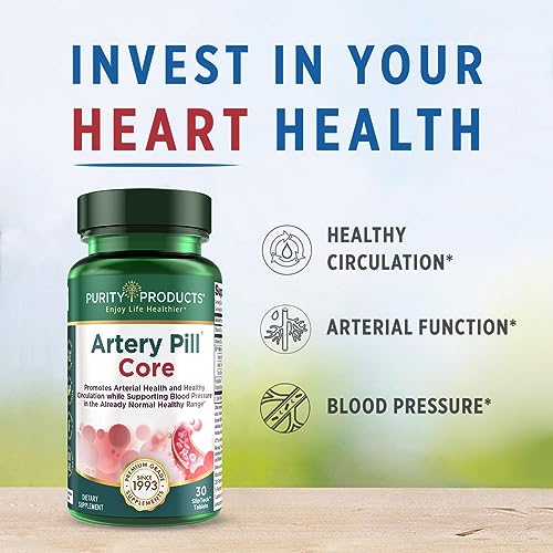 Purity Products Artery Pill Core from MK-7 Vitamin K2, Plant-Based S7 Nitric Oxide Booster Purity Products buy supplements canada