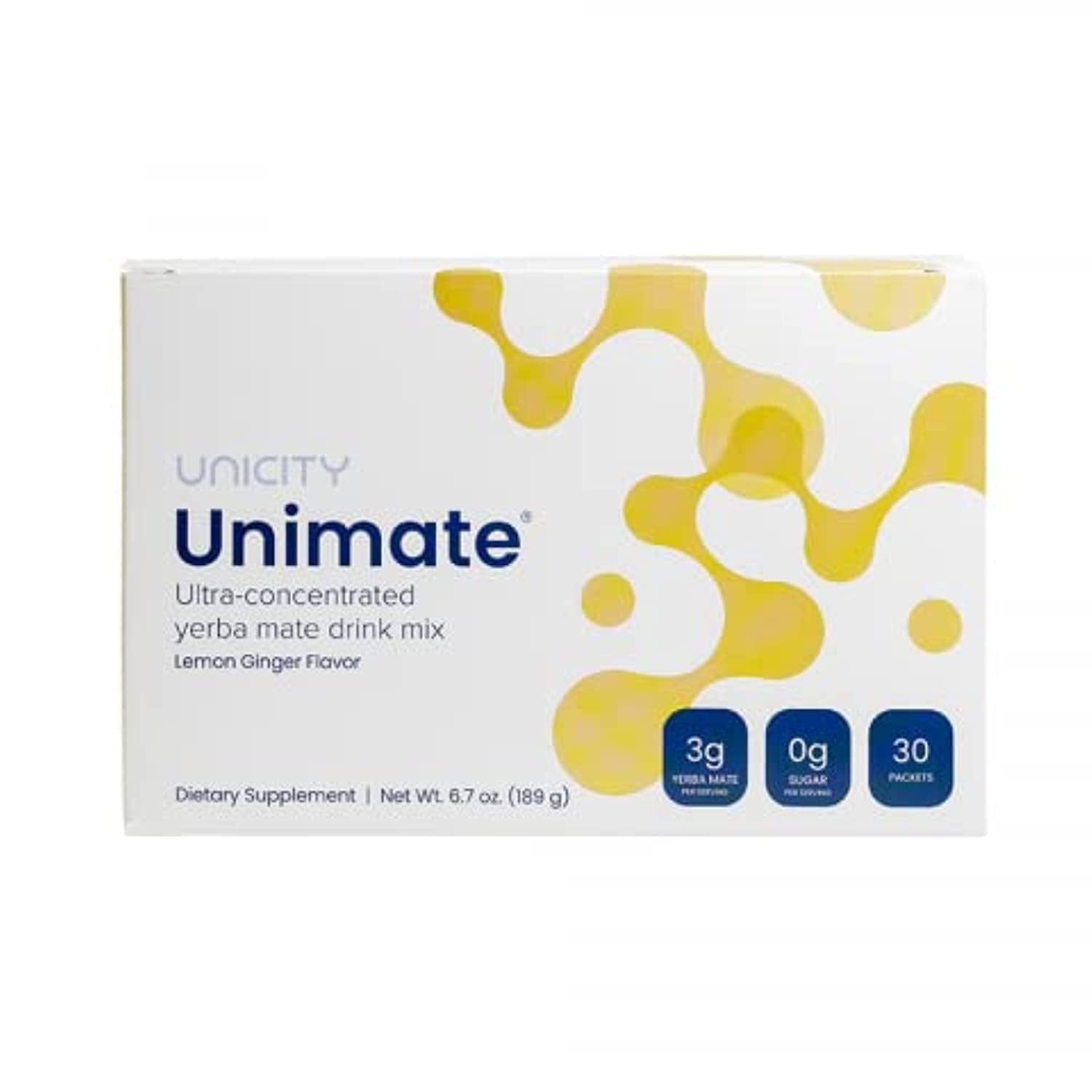 Unicity UNIMATE (Lemon Ginger, 30 Pouches) Unicity buy supplements canada