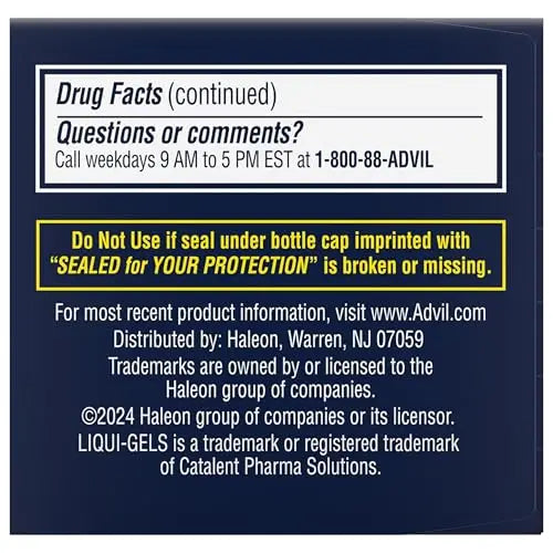 Advil PM Liqui-Gels Minis, 80 Liquid Filled Capsules Advil buy supplements canada
