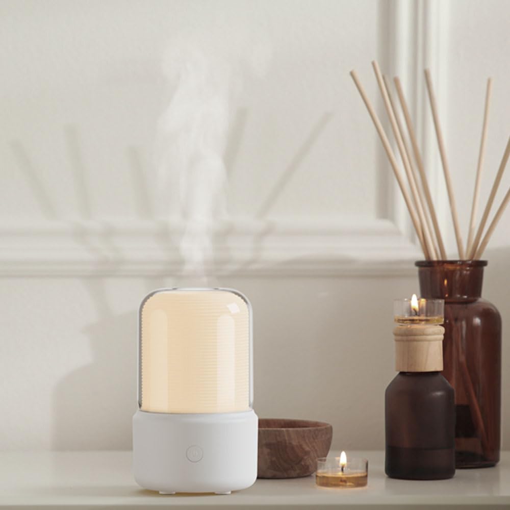 Candlelight Flame Air Diffuser,Portable Essential Oil Diffuser Noiseless 120ML Aroma Diffuser Waterless AEKAN buy supplements canada