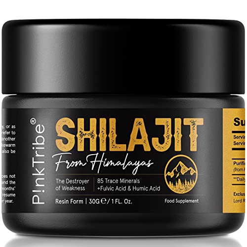 Shilajit Resin, Original Himalayan Shilajit 30g - Gold Grade 100% Pure, Rich in Fulvic P!nkTribe buy supplements canada