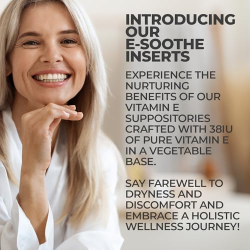 NewLife Naturals Vitamin E Suppositories 38IU - Vaginal Dryness Irritation Menopause Support NewLife Naturals buy supplements canada