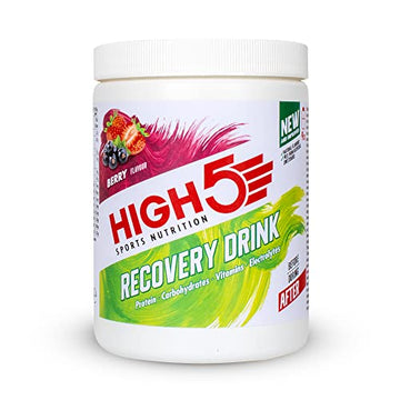 HIGH5 Recovery Drink | Whey Protein Isolate | Promotes Recovery | (Berry, 450g) HIGH5 buy supplements canada