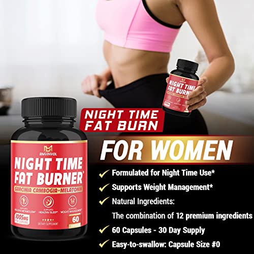 BMVINVOL Night Time Fat Burner, 12-in-1 Powerful Blend of Green Tea, Ceylon Cinnamon BMVINVOL buy supplements canada