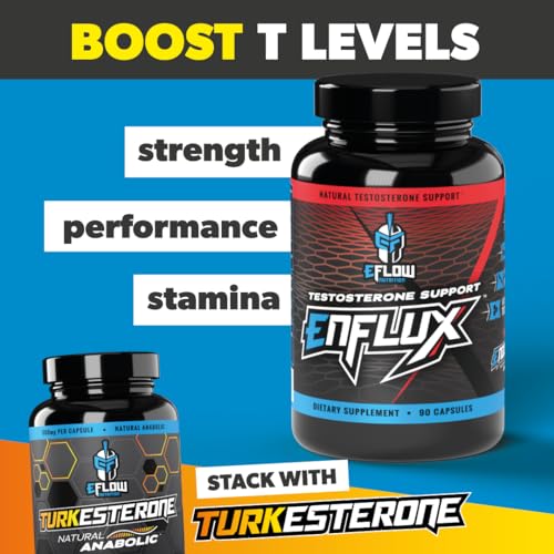 eFlow Nutrition Enflux Natural T Support with KSM-66 Ashwagandha - Supplement eFlow Nutrition buy supplements canada
