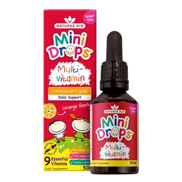 Natures Aid Mini Drops Multi-vitamin for Infants and Children, Sugar Free, 50 ml Natures Aid buy supplements canada