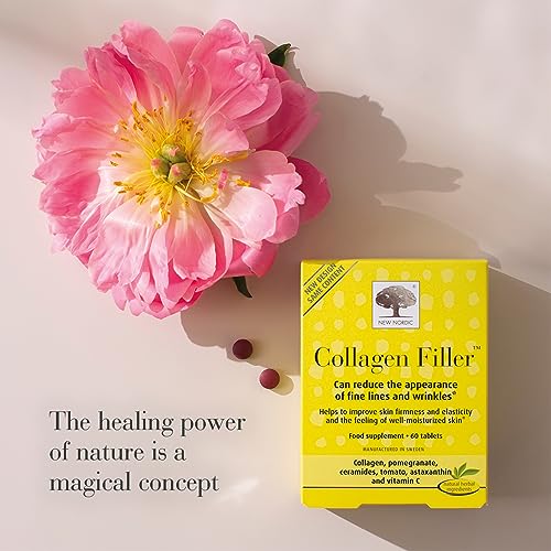 New Nordic Skin Care Collagen Filler 60 Tablets - Reduce The Formation of Wrinkles with Marine Collagen New Nordic Ltd buy supplements canada