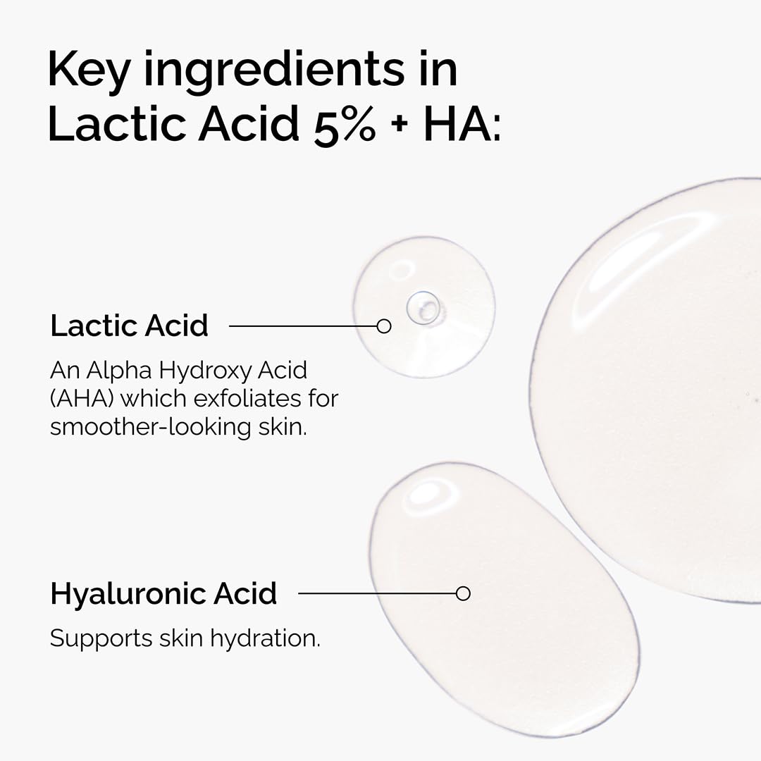 The Ordinary Lactic Acid 5% + Hyaluronic Acid 2%, Gentle Exfoliating Serum for Smoother Skin, 1 Fl Oz The Ordinary buy supplements canada