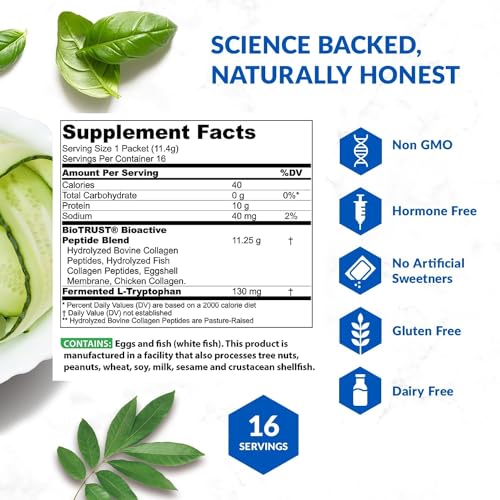 BioTrust Ageless Multi Collagen Peptides Powder – Types I, II, III, V, X – Unflavored Collagen BioTrust buy supplements canada