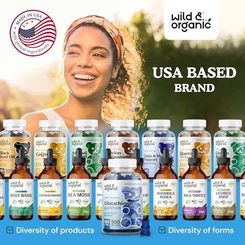 Wild & Organic Glutathione Gummies - Reduced Glutathione for Liver Cleanse & Antioxidants Wild & Organic buy supplements canada