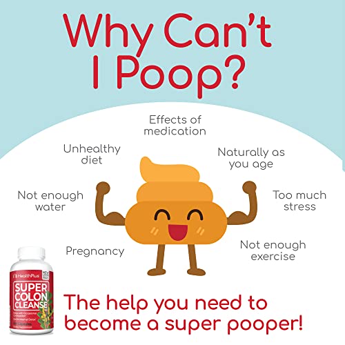 Health Plus Super Colon Cleanse Digestive Support | Constipation Relief to Reduce Bloating Health Plus buy supplements canada