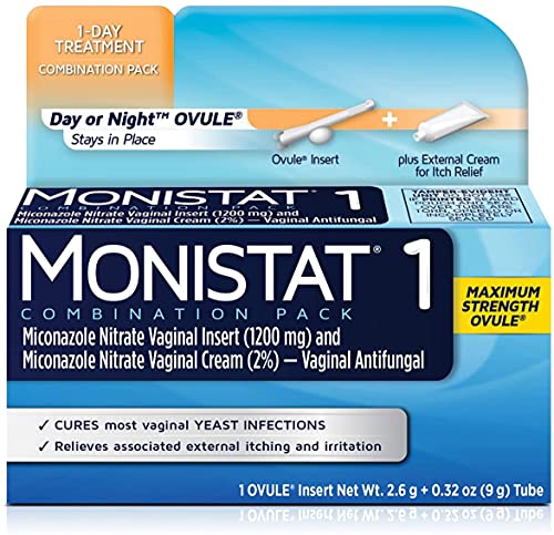 Monistat 1-Day | Day or Night Combination | Yeast Infection Treatment, Prefilled, 1 Pack Monistat buy supplements canada