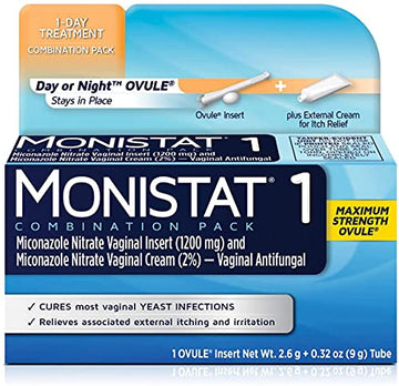 Monistat 1-Day | Day or Night Combination | Yeast Infection Treatment, Prefilled, 1 Pack Monistat buy supplements canada