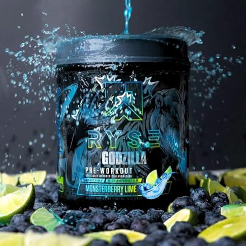 Ryse Noel Deyzel x Godzilla Pre Workout | Intense Pumps, Energy, & Focus | Citrulline & Beta RYSE Up Supplements buy supplements canada