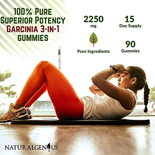 Fat Burning Gummies Pure Extract Garcinia Cambogia, Green Coffee, Raspberry Ketones NATURALGENIUS buy supplements canada