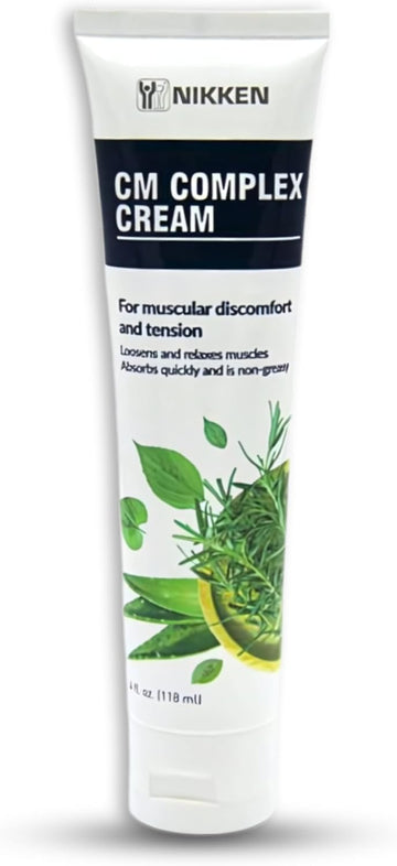 Sports Muscle Rub for Nikken CM Complex Cream 15071, Topical Muscle Relaxer Cream for Neck Tension, Legs & Knee Soreness & Muscular Body Aches, Fast, No Stain & Greaseless Massage Lotion Goodscious buy supplements canada