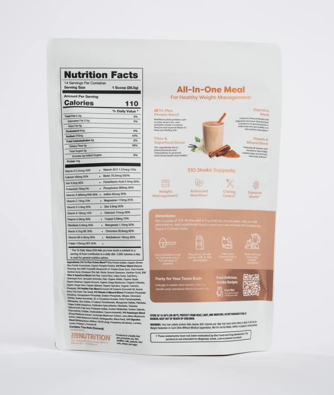310 Nutrition - All In One Meal Replacement Shake - Fiber Rich Vegan Superfood Blend 310 Nutrition buy supplements canada