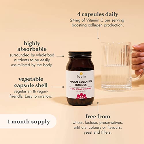 Fushi Vegan Collagen Booster, Vegan Amino Acids, with Vitamin C, E, Biotin Fushi buy supplements canada