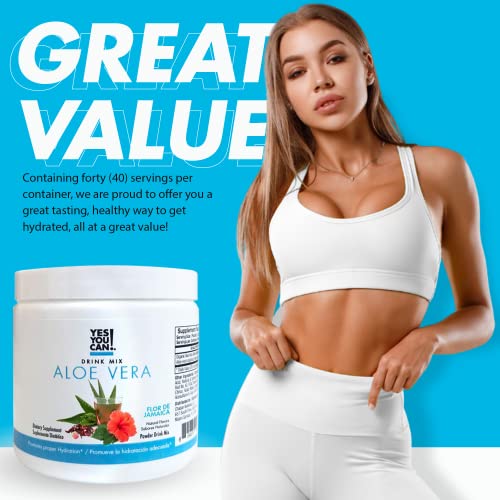 Yes You Can! Organic Aloe Vera Drink Mix - Super Greens Powder - Energy Drink Powder Yes You Can! buy supplements canada