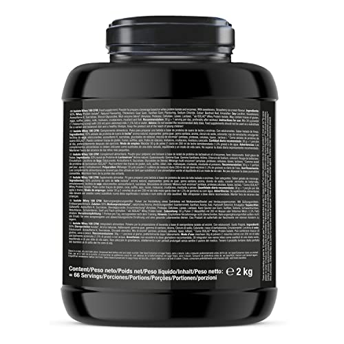 Weider Isolate Whey 100 CFM (2kg) Strawberry Ice Cream Flavour. Protein Powder with 25g Proteins Weider buy supplements canada