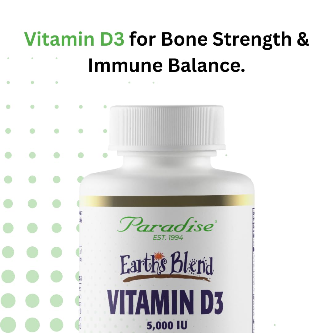 Paradise Herbs Earth's Blend Vitamin D3, Superfoods Base of Probiotics and Organic Alkalizing Greens, Veggies & Berries, 90 Vegetarian Capsules Paradise Herbs buy supplements canada