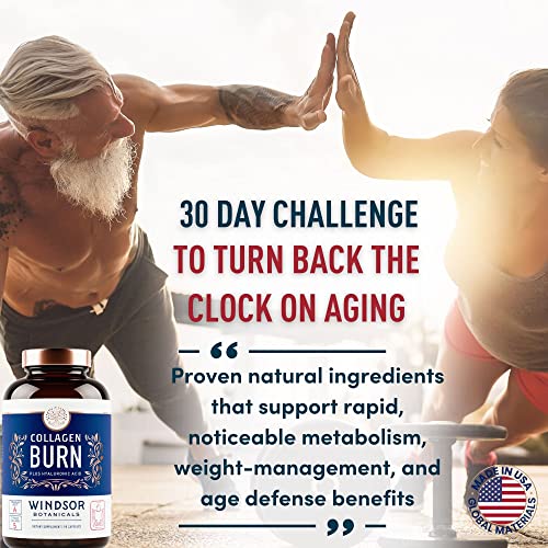 Thermogenic Multi Collagen Burn Capsules - Hydrolyzed Multi Collagen Complex Types WINDSOR BOTANICALS buy supplements canada